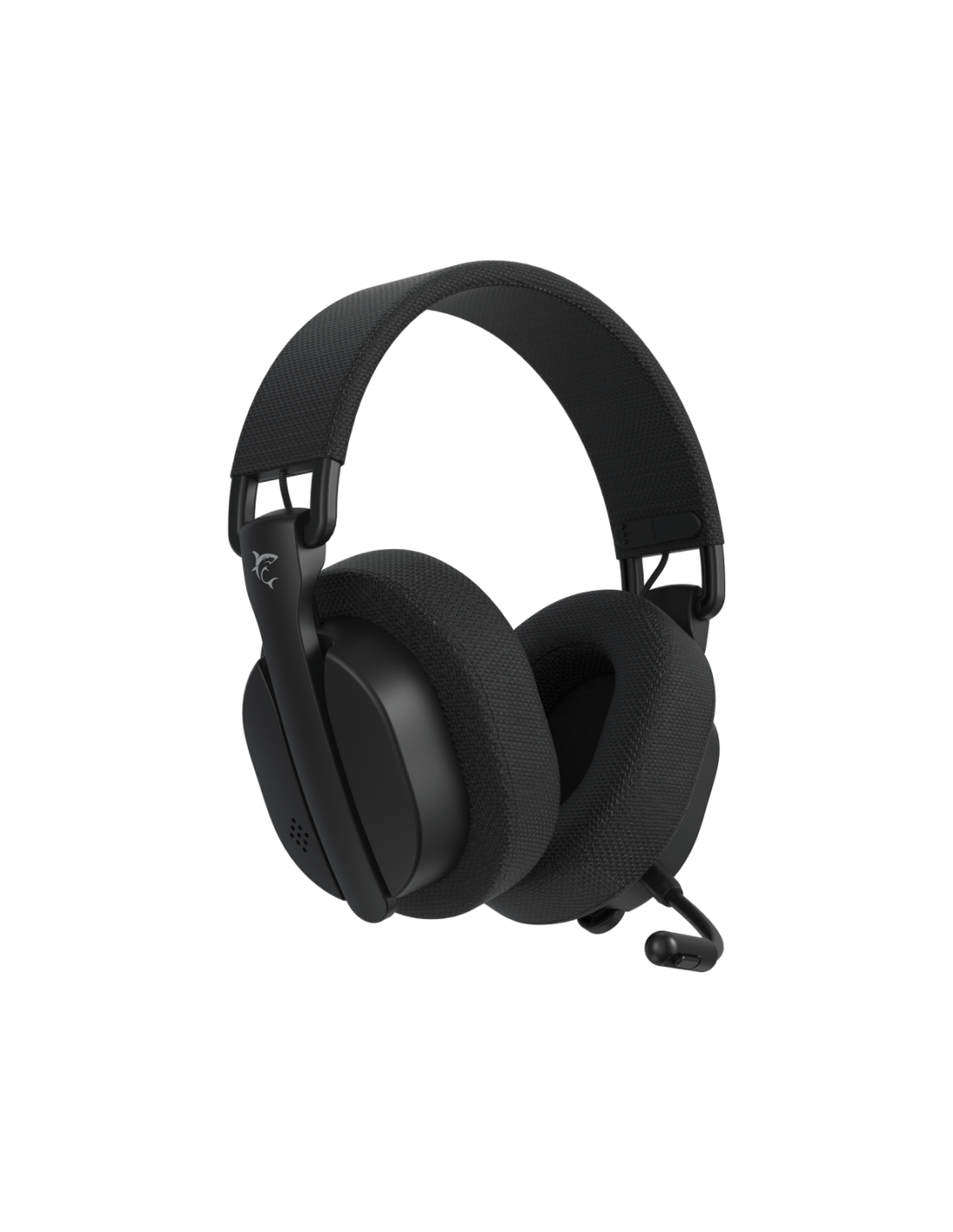 White Shark Premium FIRECREST-B, WGH-2444B, vezeték nélküli gamer fejhallgató, fekete - Image 10