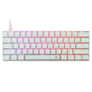 White Shark GK-004211W/R-US, SHINOBI-2/W-R-US fehér mechanikus (piros switch) gamer billentyűzet, angol kiosztás