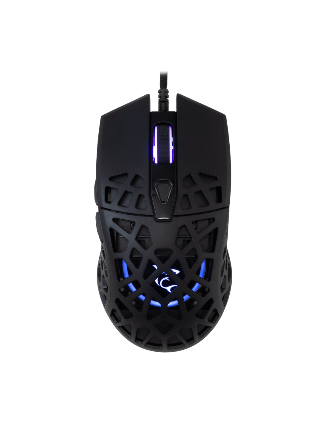 White Shark CARADOC-B, GM-5018B gamer egér,7D, fekete, 7200 dpi, RGB