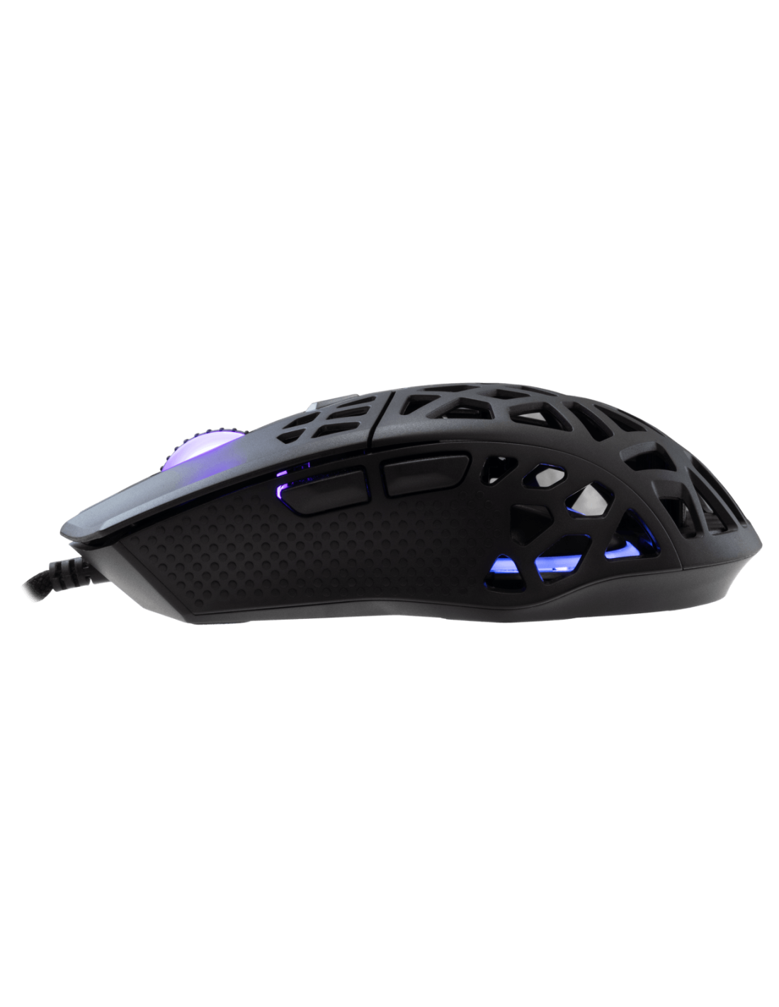 White Shark CARADOC-B, GM-5018B gamer egér,7D, fekete, 7200 dpi, RGB - 4. kép