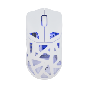 White Shark DAGONET-W, WGM-5019W vezeték nélküli gamer egér,6D, BT + 2,54GHz, fehér, 12.000 dpi (24.000SW)