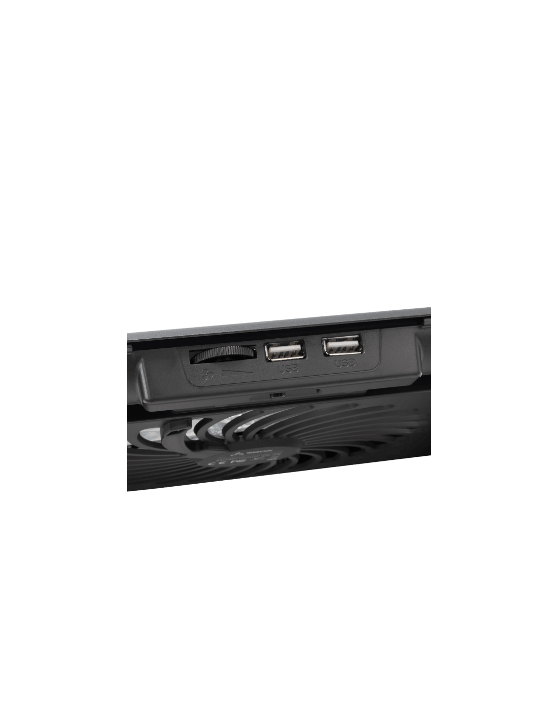 Sbox CP-28 notebook hűtő, RGB, 17,3" (1x180mm ventillátor) - Image 4