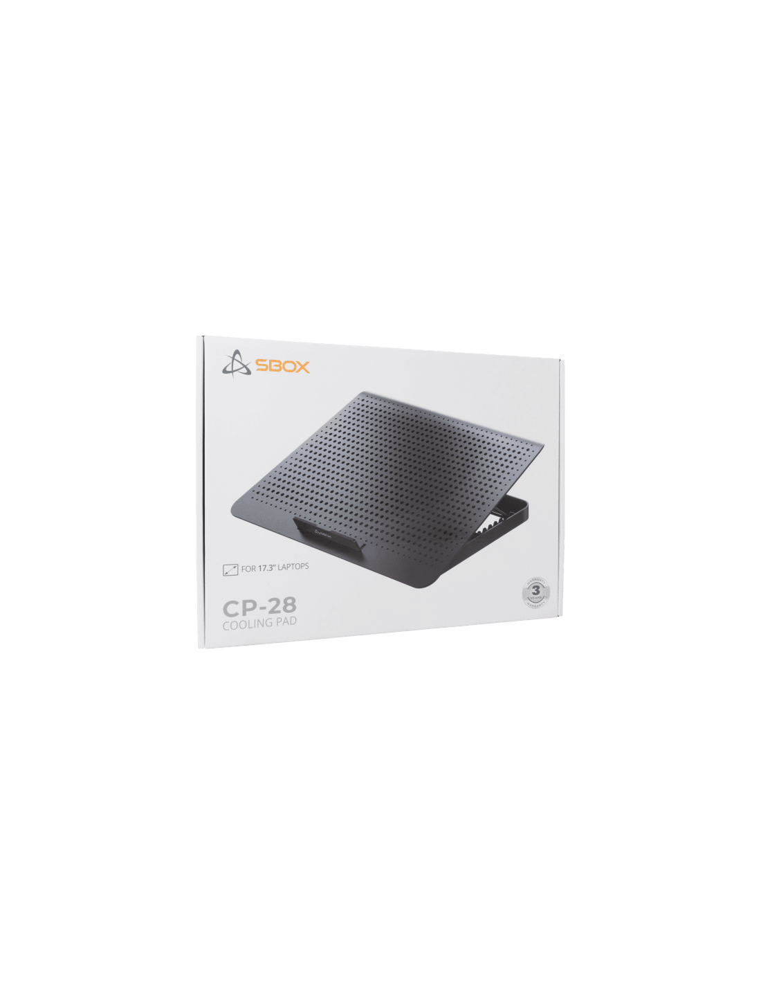 Sbox CP-28 notebook hűtő, RGB, 17,3" (1x180mm ventillátor) - Image 2
