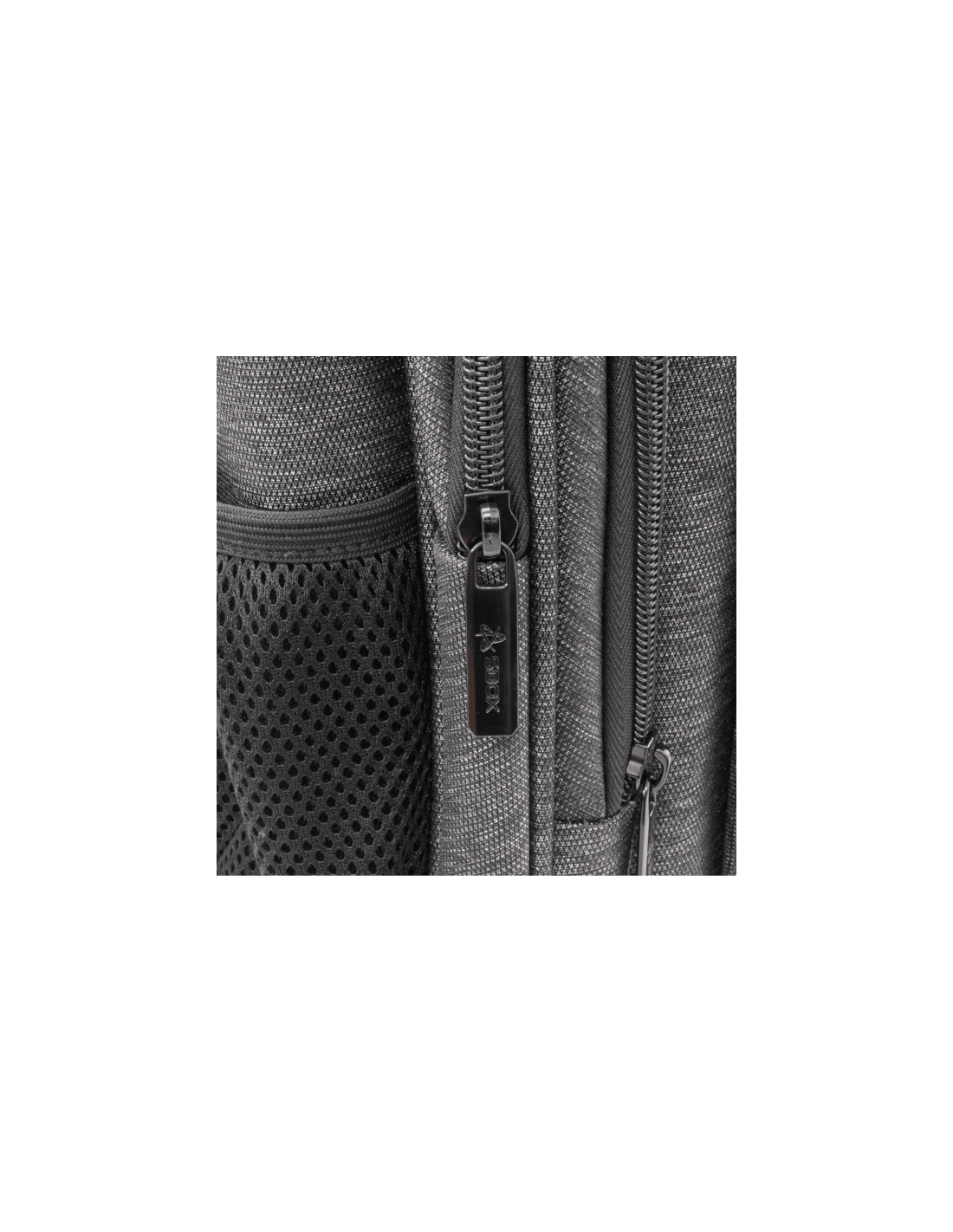 SBOX AMSTERDAM, NSS-00280, 18" gamer hátizsák, fekete/szürke - Image 3