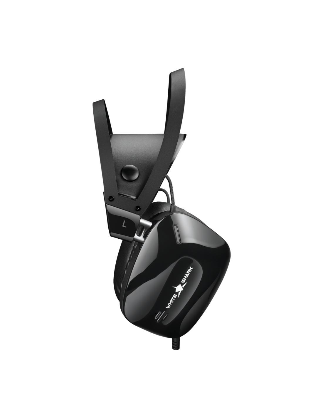 White Shark GOTTAN-B, GH-2446B, gamer fejhallgató, mikrofonnal, fekete - Image 8