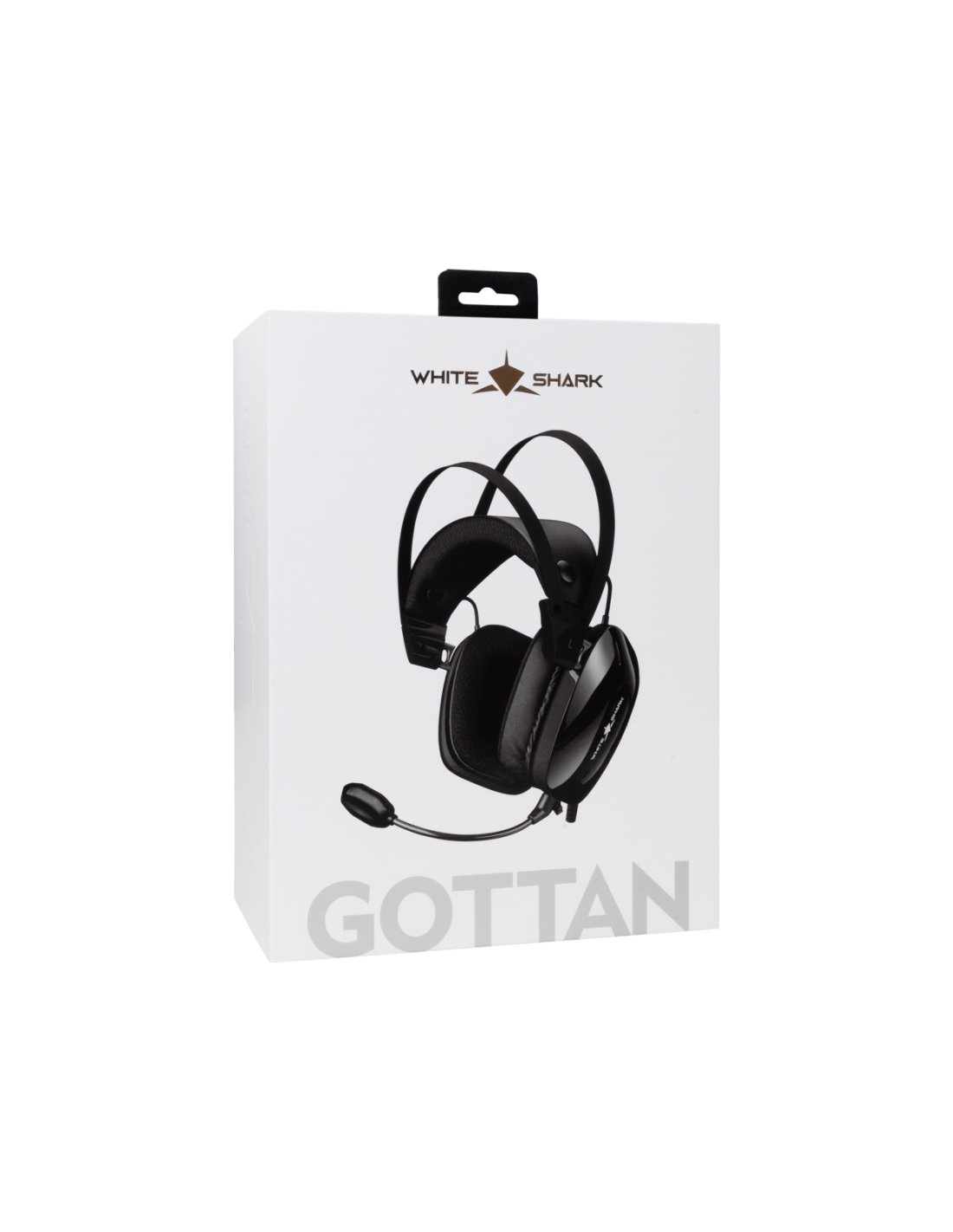 White Shark GOTTAN-B, GH-2446B, gamer fejhallgató, mikrofonnal, fekete - Image 2