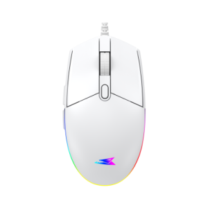 Baracuda Crab-W, BC BGM-112W vezetékes gamer egér,6D, 3.600 dpi, fehér