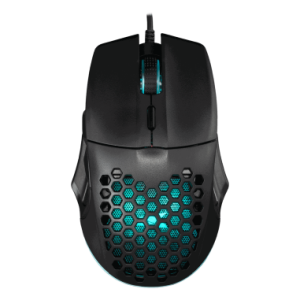 Baracuda Penguin-B, BC BGM-101B vezetékes gamer egér,6D, 3.600 dpi, fekete