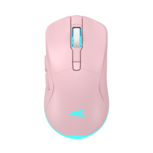 Baracuda Turtle-P, BC BGM-124P vezeték nélküli gamer egér,6D, 2,54GHz, pink, 3.200 dpi