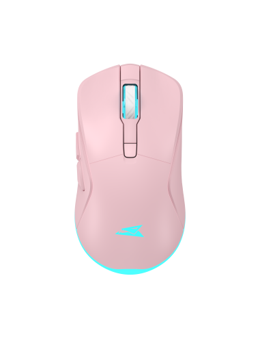 Baracuda Turtle-P, BC BGM-124P vezeték nélküli gamer egér,6D, 2,54GHz, pink, 3.200 dpi