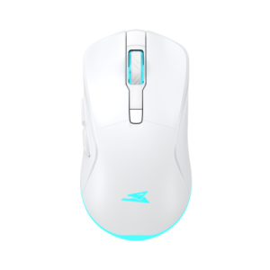 Baracuda Turtle-W, BC BGM-122W vezeték nélküli gamer egér,6D, 2,54GHz, fehér, 3.200 dpi