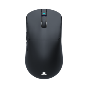White Shark BORS-B, WGM-5021B vezeték nélküli gamer egér,5D, BT + 2,54GHz, fekete, 12.000 dpi