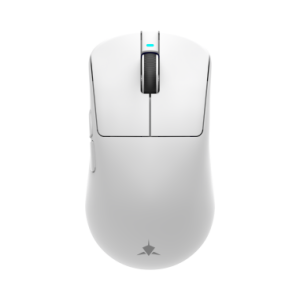 White Shark BORS-W, WGM-5021W vezeték nélküli gamer egér,5D, BT + 2,54GHz, fehér, 12.000 dpi