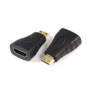 Sbox HDMI - MINI HDMI F/M adapter, aranyozott