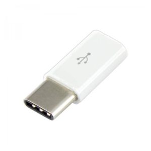 Sbox USB 2.0-TYPE C  F/M adapter,fehér