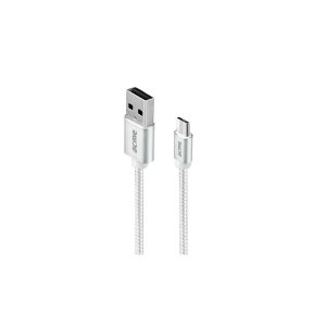 ACME CB2011S micro USB kábel,1m,ezüst