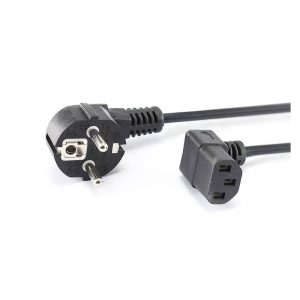 Sbox POWER-UGAONI PC-SCHUKO tápkábel 2M 90°