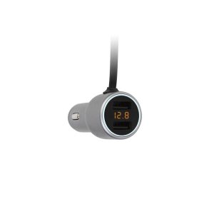 TELLUR TLL151151 autós töltő, 2xUSB + Type-C fekete