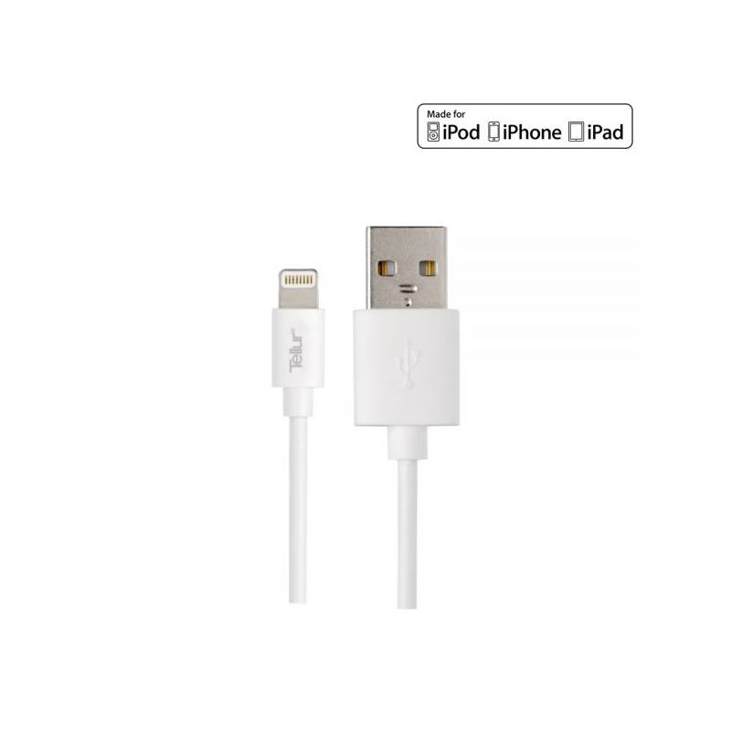 TELLUR MFI Lighting kábel,1m, fehér TLL155151