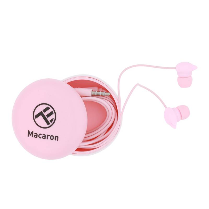 TELLUR Macaron fülhallgató, pink TLL162122
