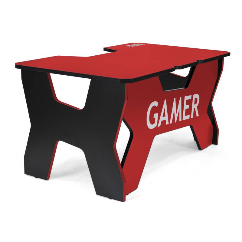 Generic Confort Gamer2NR gamer asztal, piros, fekete szegély - Image 3