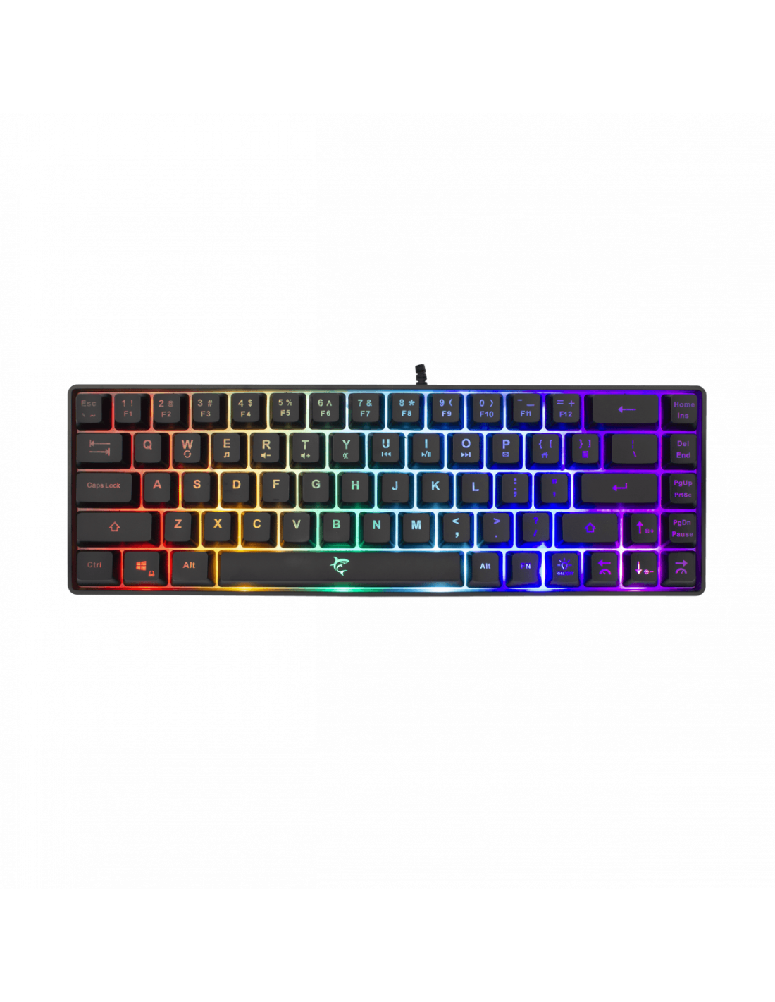 White Shark WS GK-2201B-US RONIN-B fekete membrán gamer billentyűzet (angol) - Image 5