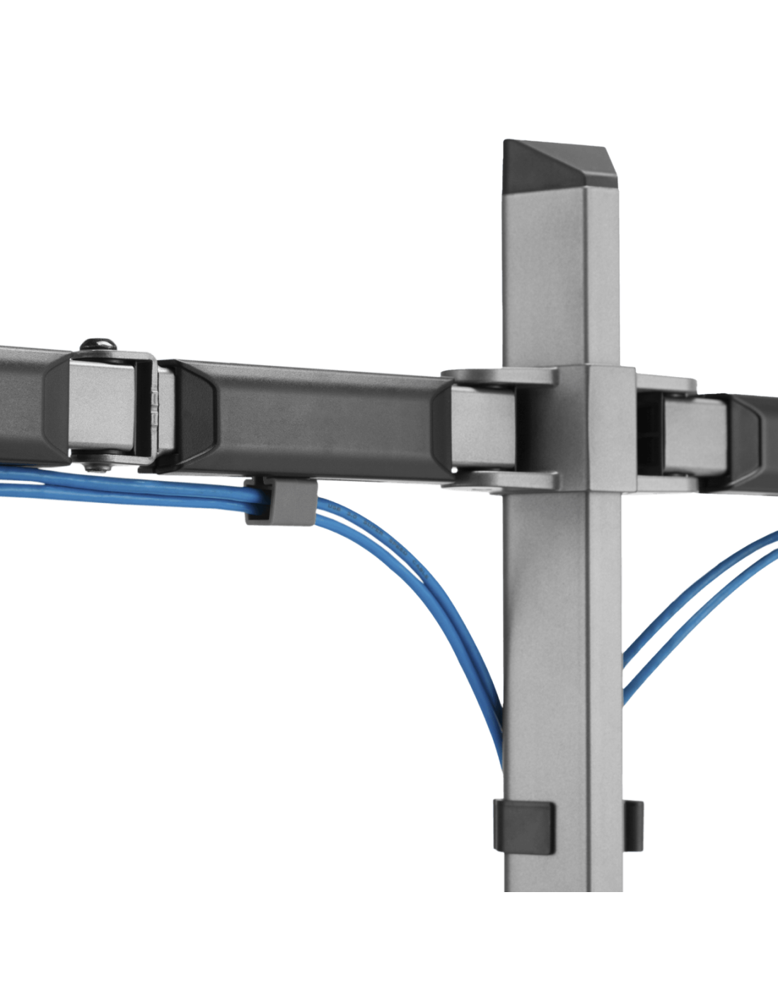White Shark TUTANKHAMUN GMS-3206 asztali monitor tartó (dupla), 17"- 32" (43 cm - 81cm) - Image 5