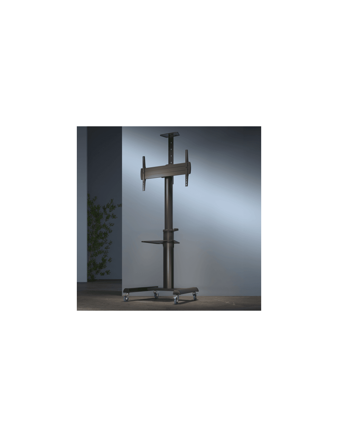 Sbox FS-446-2 Guruló TV- és konferencia állvány 37"-70" (94-178cm) - Image 3