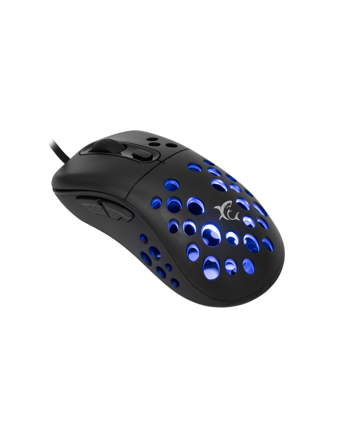 White Shark AZRAEL-B, GM-5013B gamer egér,6D, fekete, 7200 dpi, RGB