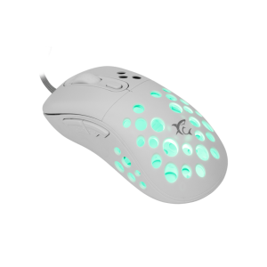 White Shark AZRAEL-W, GM-5013W gamer egér,6D, fehér, 7200 dpi, RGB