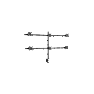 Sbox LCD-352/6-2 6x asztali monitor tartó 17"-32" / 43-81cm