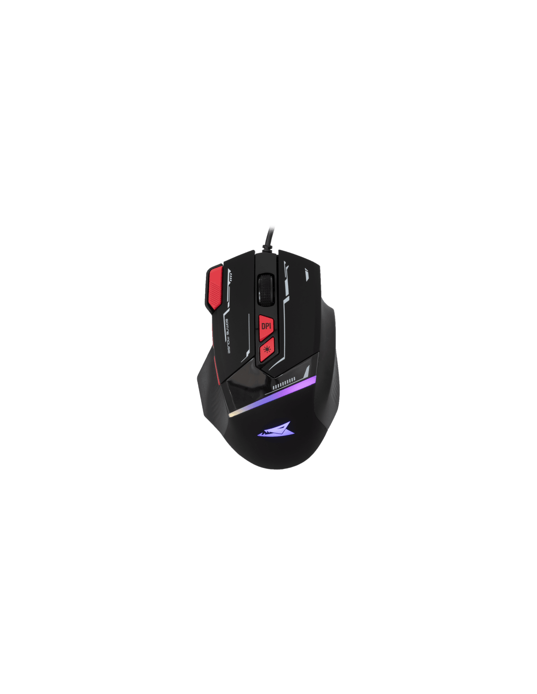Barracuda MANTA-B, BGM-041B gamer egér,8D, fekete, 12800 dpi