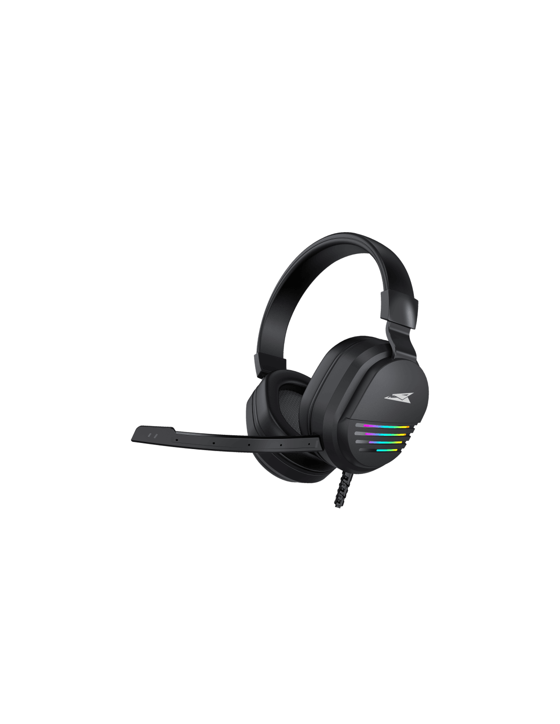 Barracuda PEARL, BGH-011 gamer fejhallgató, fekete/RGB, (3.5 Jack)