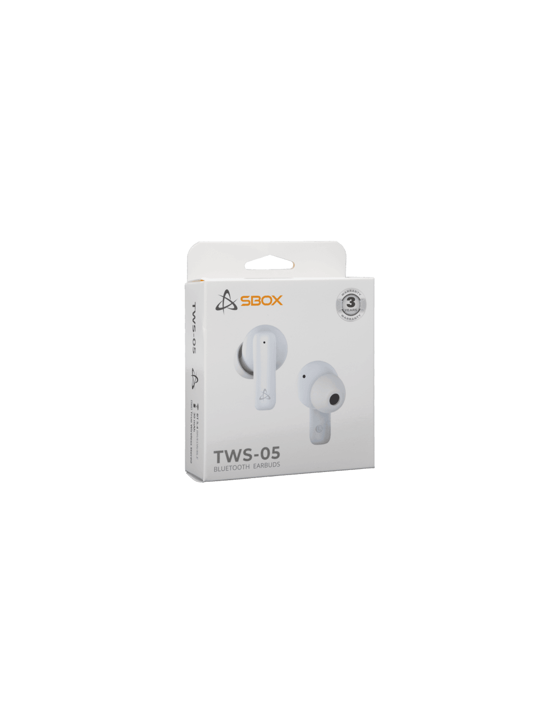 Sbox EB-TWS05W bluetooth in-ear fülhallgató mikrofonnal, fehér - Image 2
